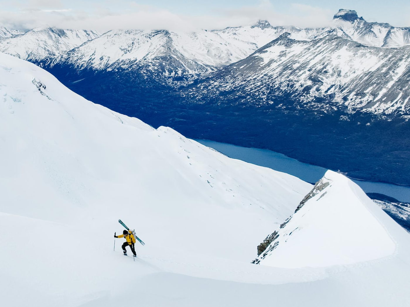 Sci-alpinismo, Hervé Barmasse. Foto di Tyler Lekki