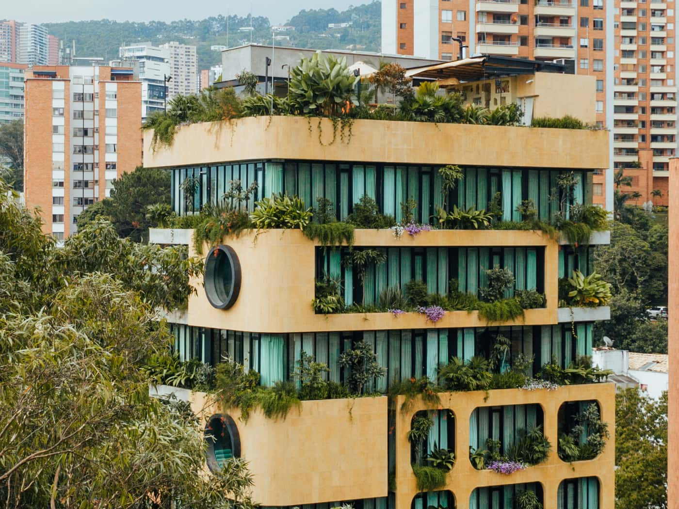 Vista esterna del 23 Hotel, Medellín