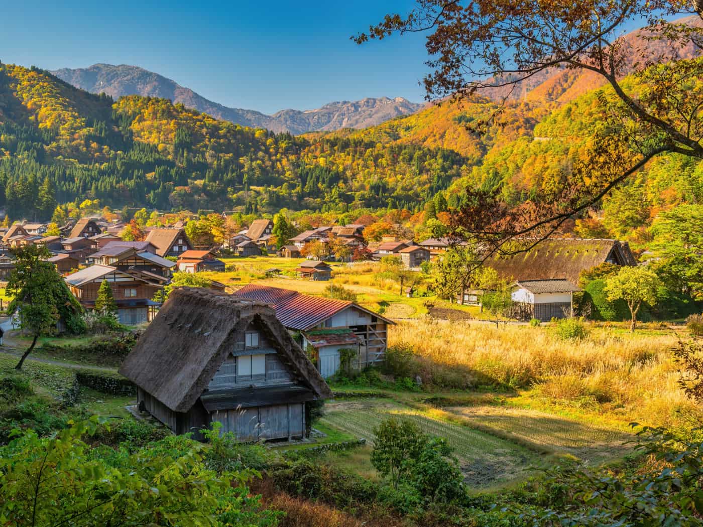 Shirakawago village Gifu Japan