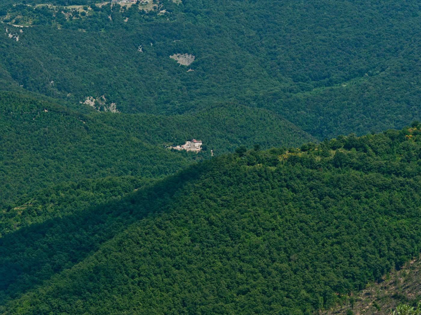 Vista dall'alto sull'Eremito