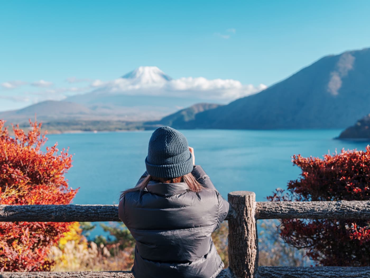 Vista sul Monte Fuji, Giappone
