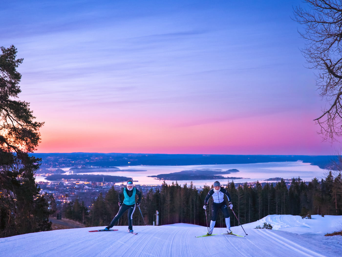 Sciare a Oslo. Foto di Josh Lake
