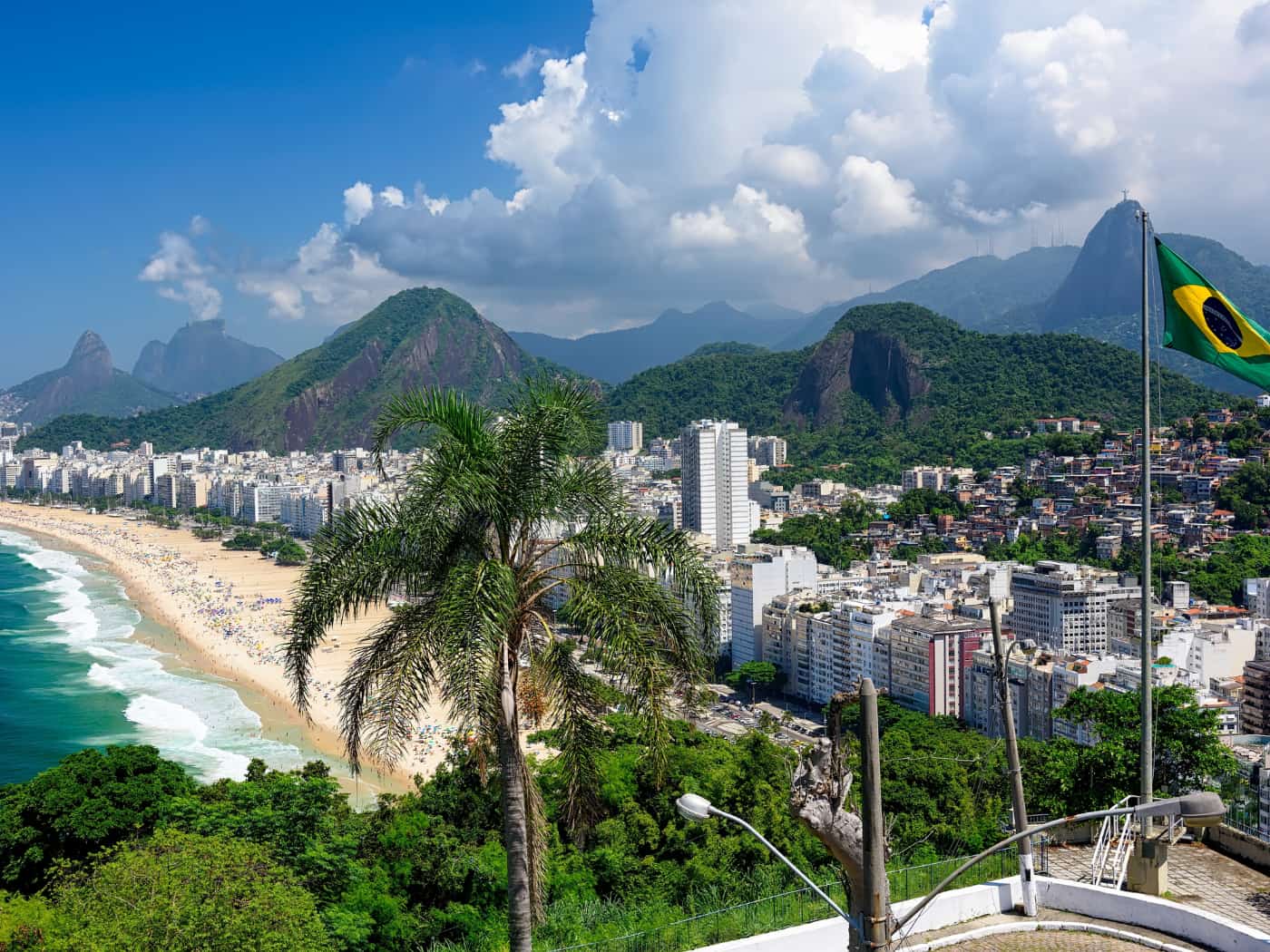 Spiaggia di Copacabana a Rio de Janeiro