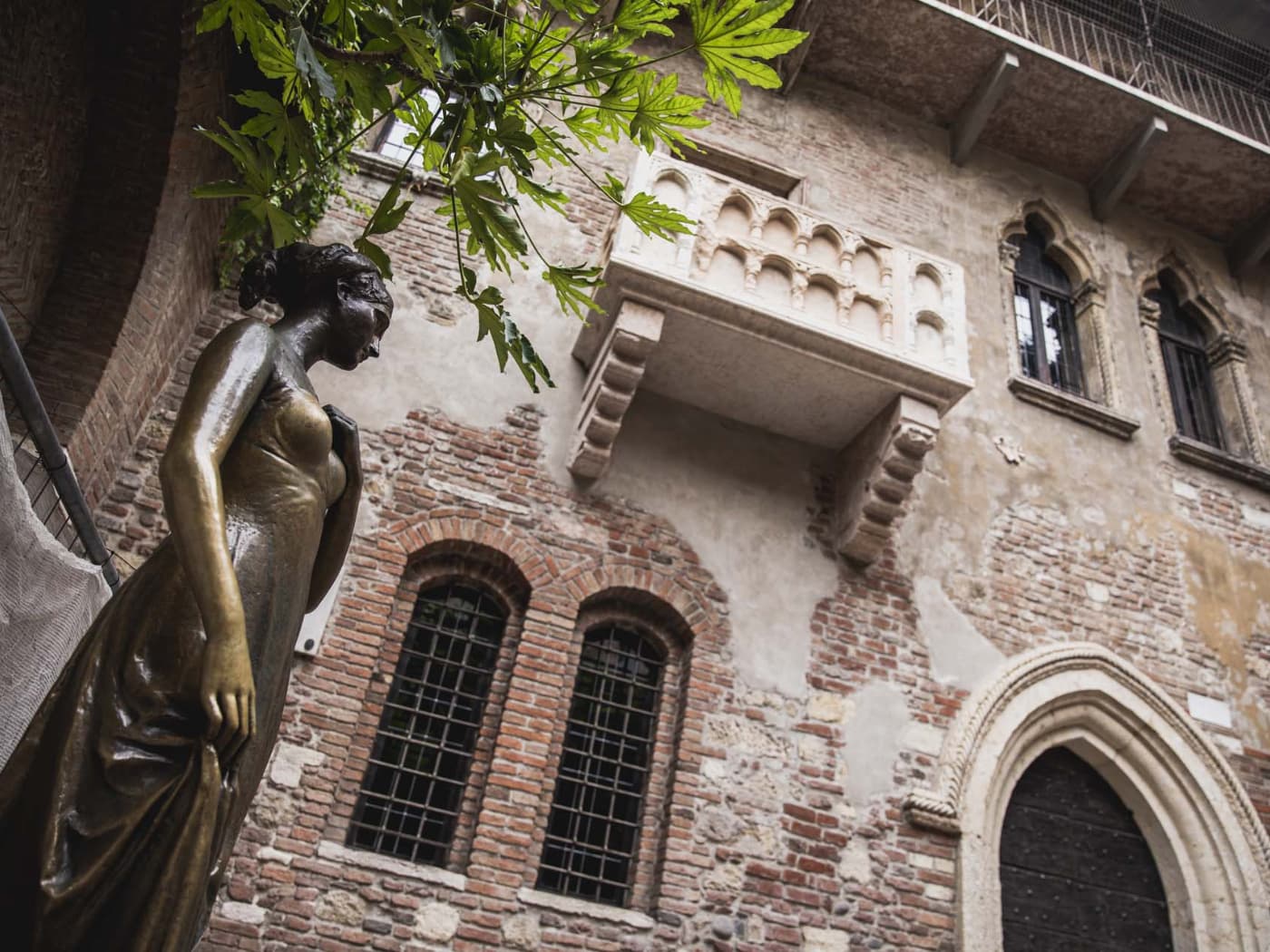 Il balcone di Giulietta. Foto di Archivio del Comune di Verona