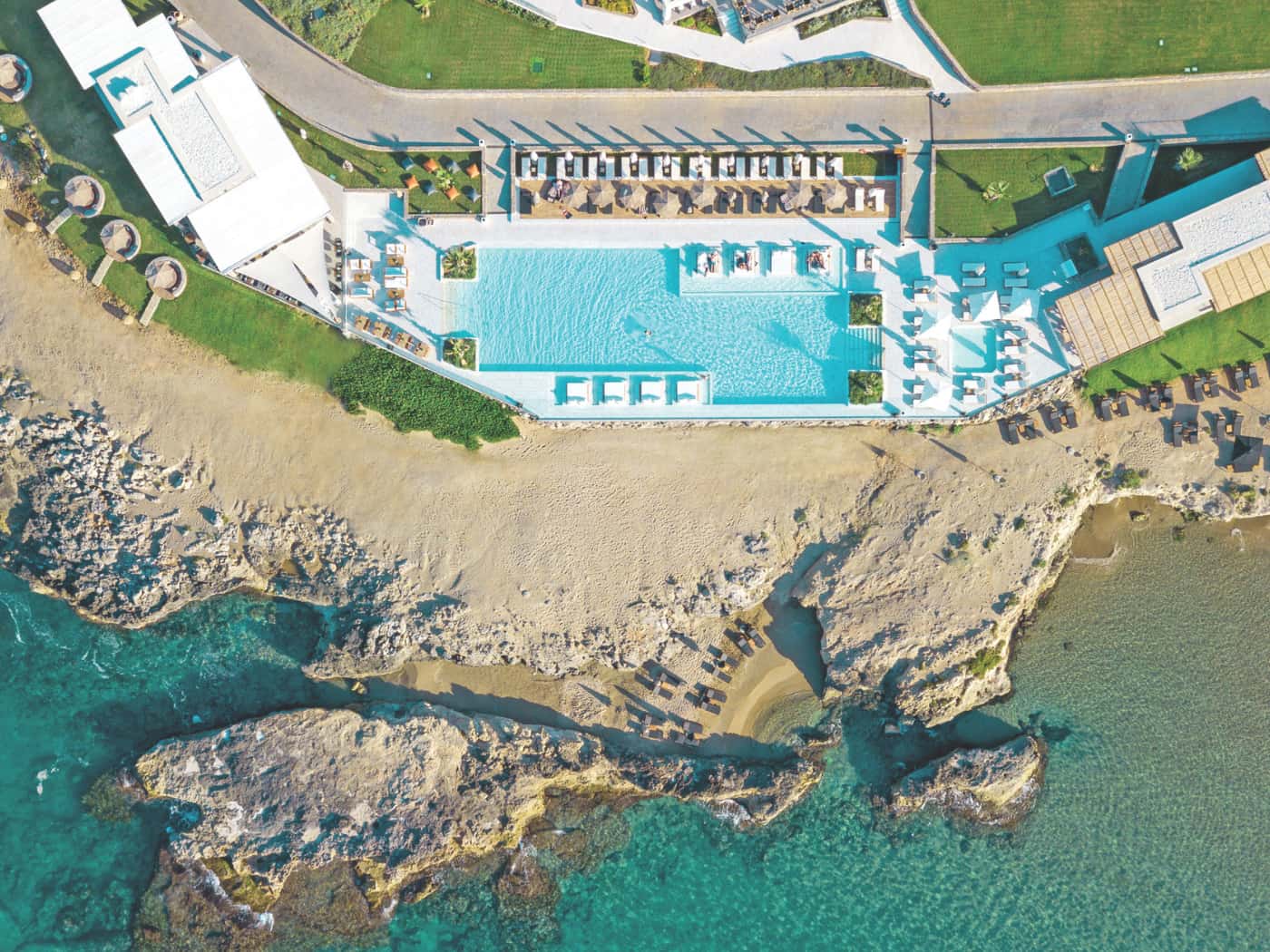Abaton Island Resort & Spa visto dall'alto