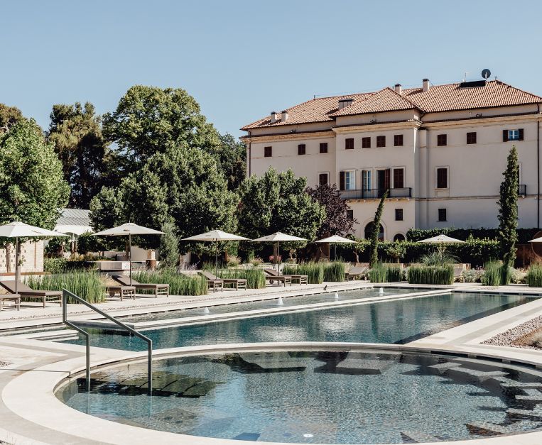 L'esterno di Villa Corallo