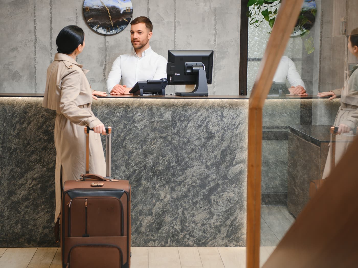 Lobby hotel. Foto di Hryshchyshen Serhii/Shutterstock
