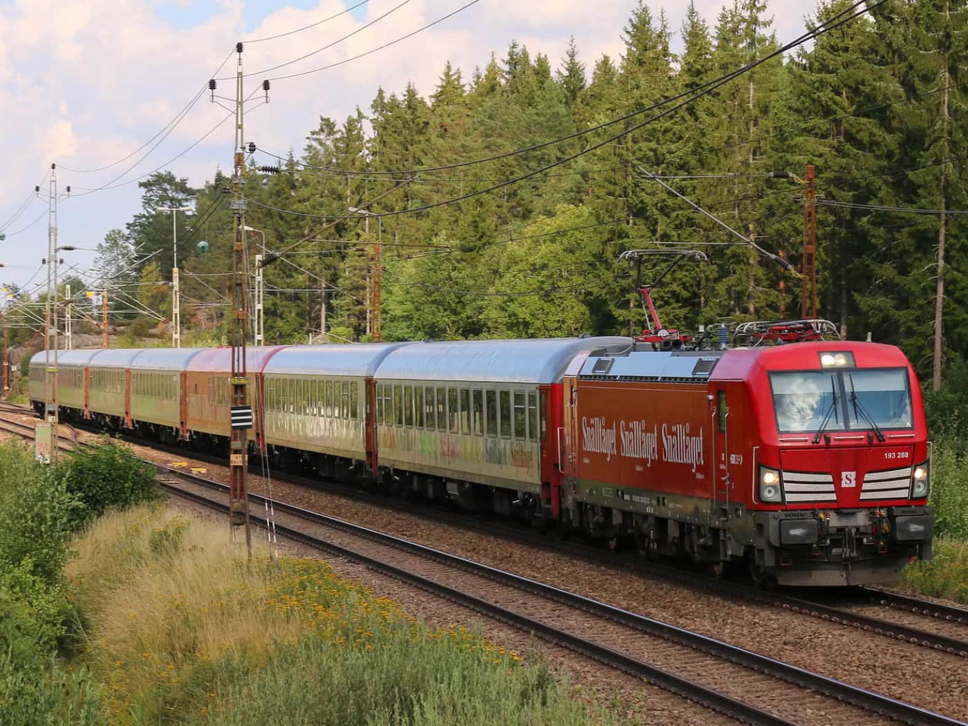 Snälltåget, la nuova tratta Malmö – Göteborg – Oslo