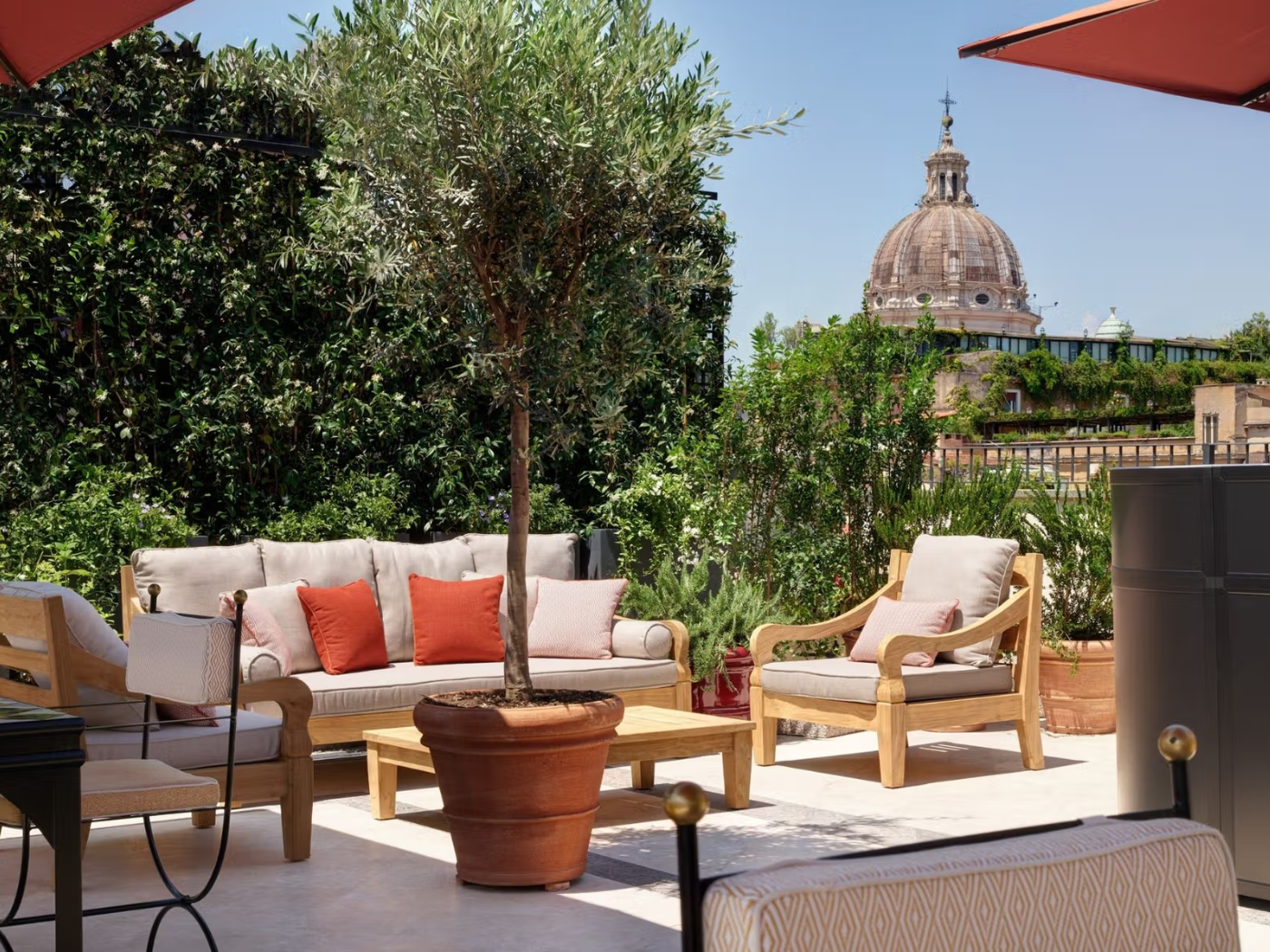 Il rooftop dell'Hotel d'Inghilterra