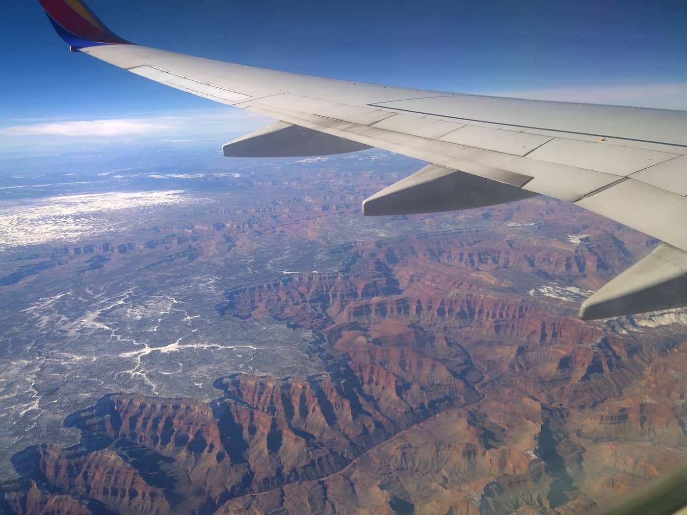 Las Vegas – Grand Canyon: il deserto americano visto dall'alto
