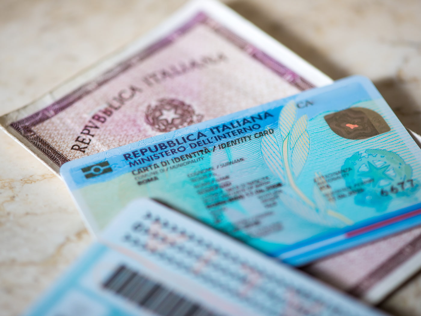 Carta d'identità cartacea