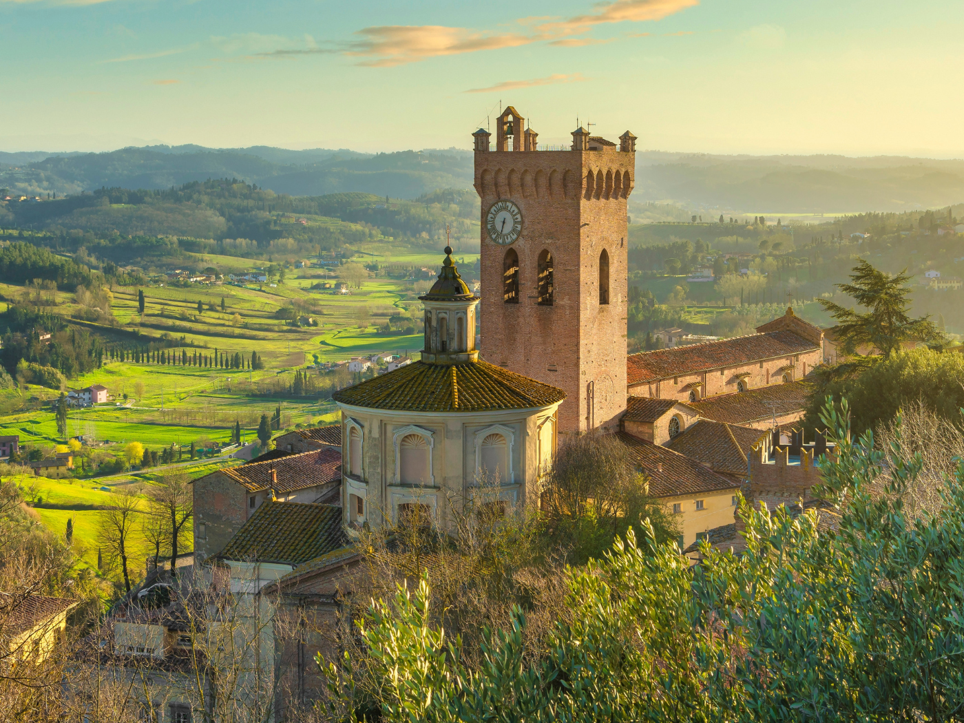 Il Duomo di San Miniato visto dall'alto