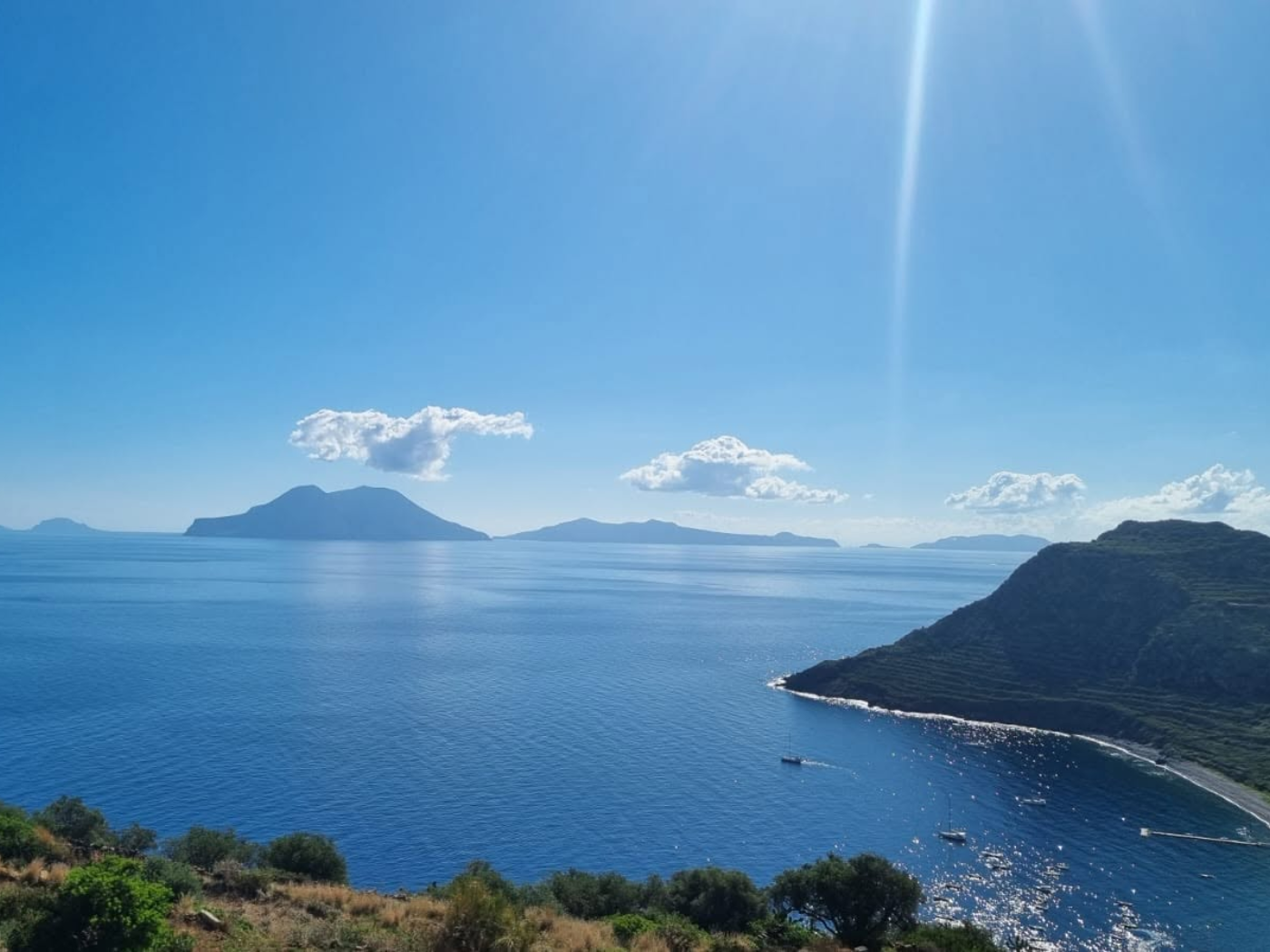 Una vista su Lipari