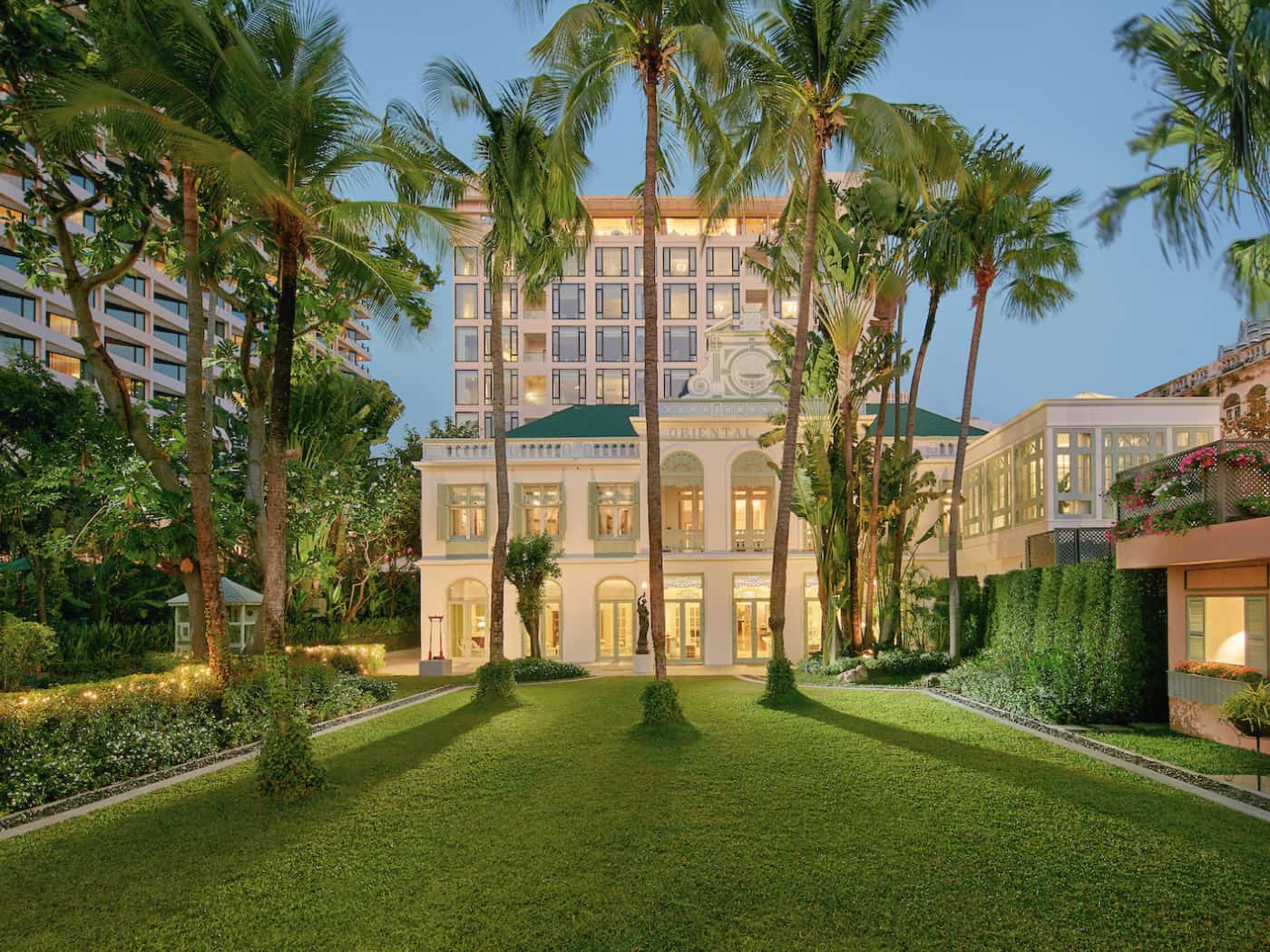 La facciata esterna del Mandarin Oriental Bangkok