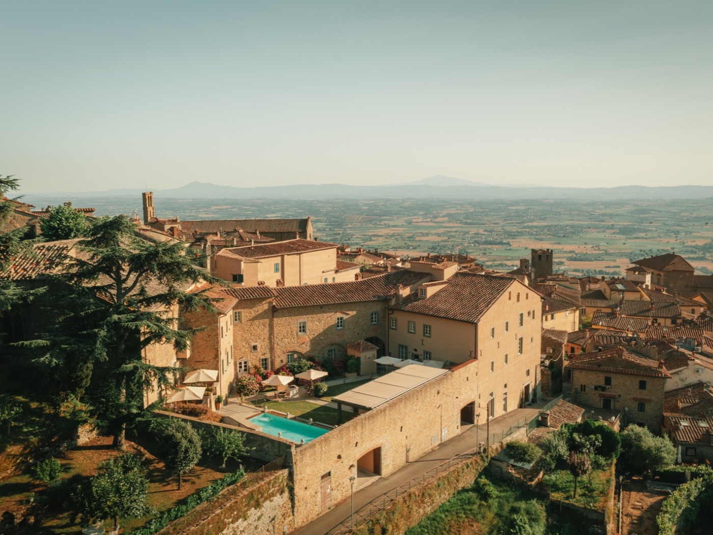 Panoramica sul Monastero di Cortona