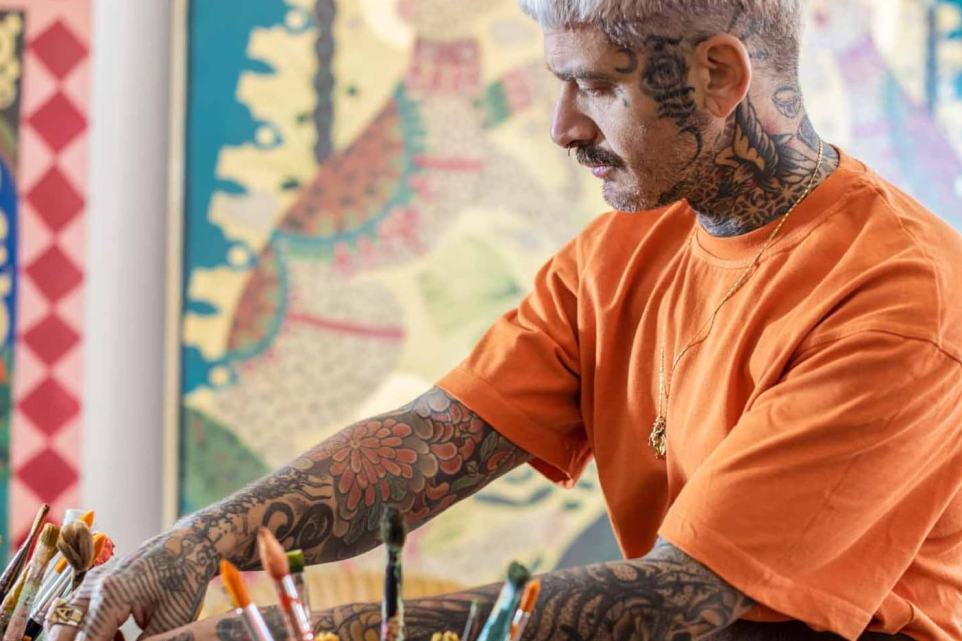 Il tatuatore siciliano Alessandro Florio