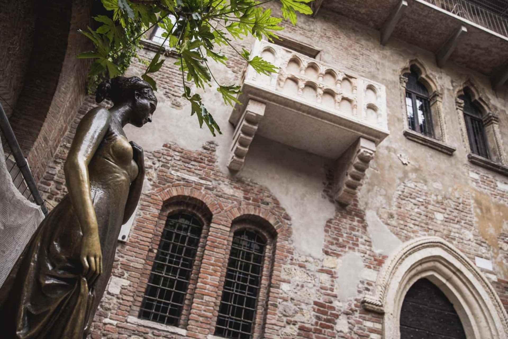 Il balcone di Giulietta. Foto di Archivio del Comune di Verona