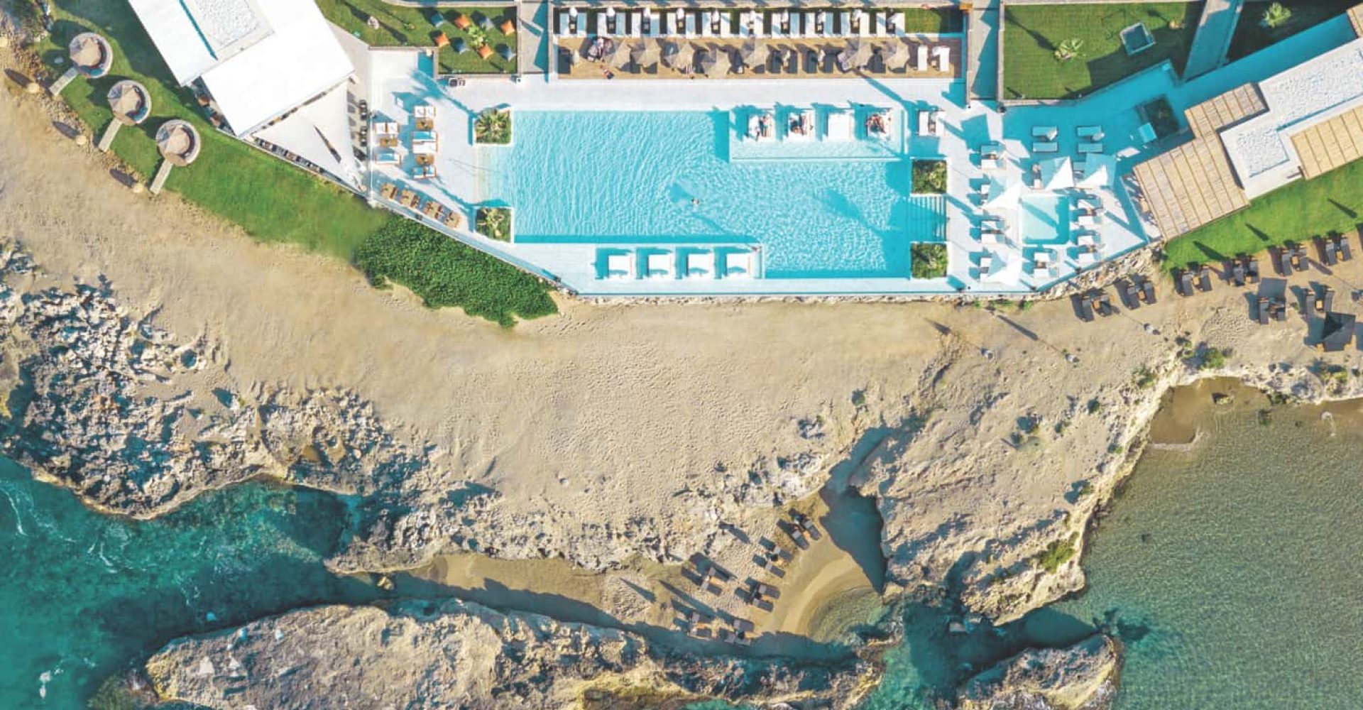 Abaton Island Resort & Spa visto dall'alto
