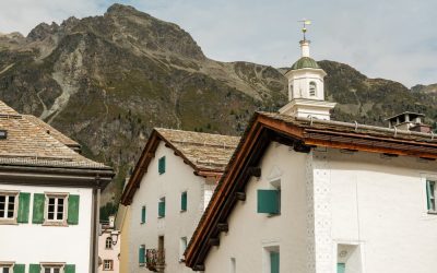 Facciata esterna Chesa Marchetta