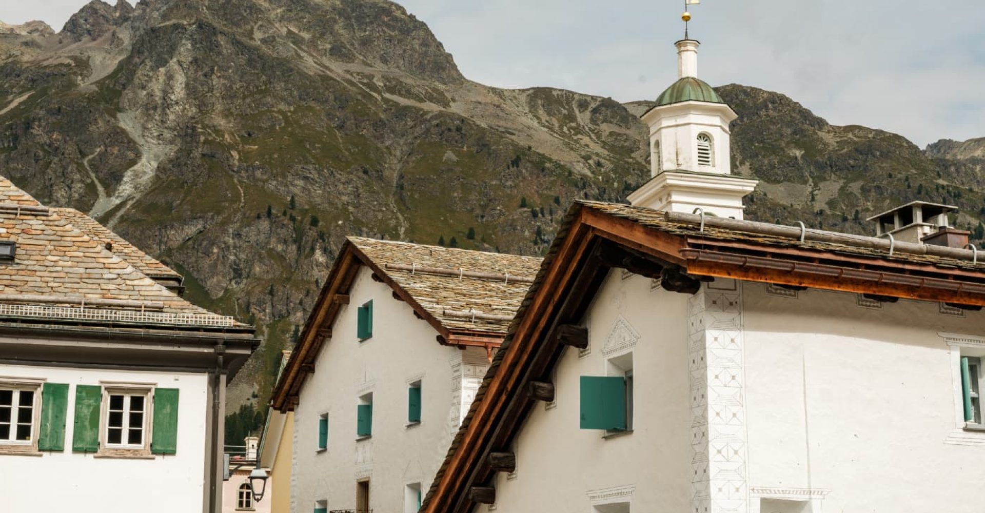 Facciata esterna Chesa Marchetta