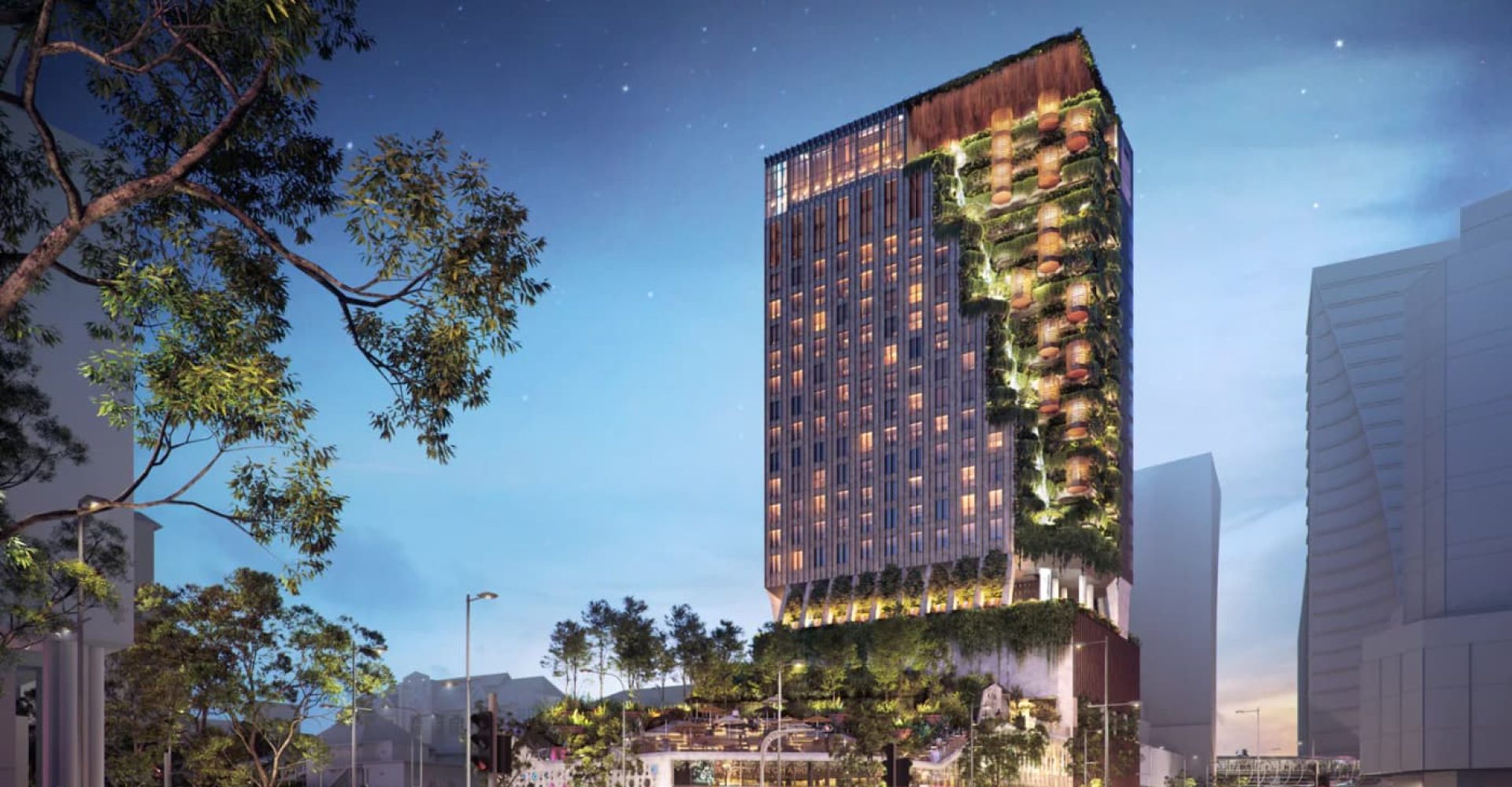 NoMad Hilton Singapore. Render di NoMad Hilton Singapore