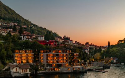 Facciata hotel Il Sereno, Lago di Como