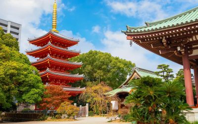 Tempio Tochoji, distretto di Hakata, Fukuoka, Giappone