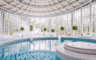 Les Thermes de Spa nella cittadina belga di Spa.
