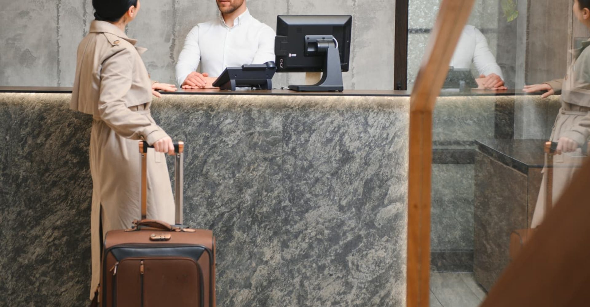 Lobby hotel. Foto di Hryshchyshen Serhii/Shutterstock