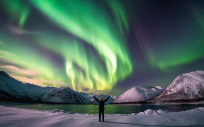Aurora boreale. Foto di Jose Manuel Perez/Shutterstock
