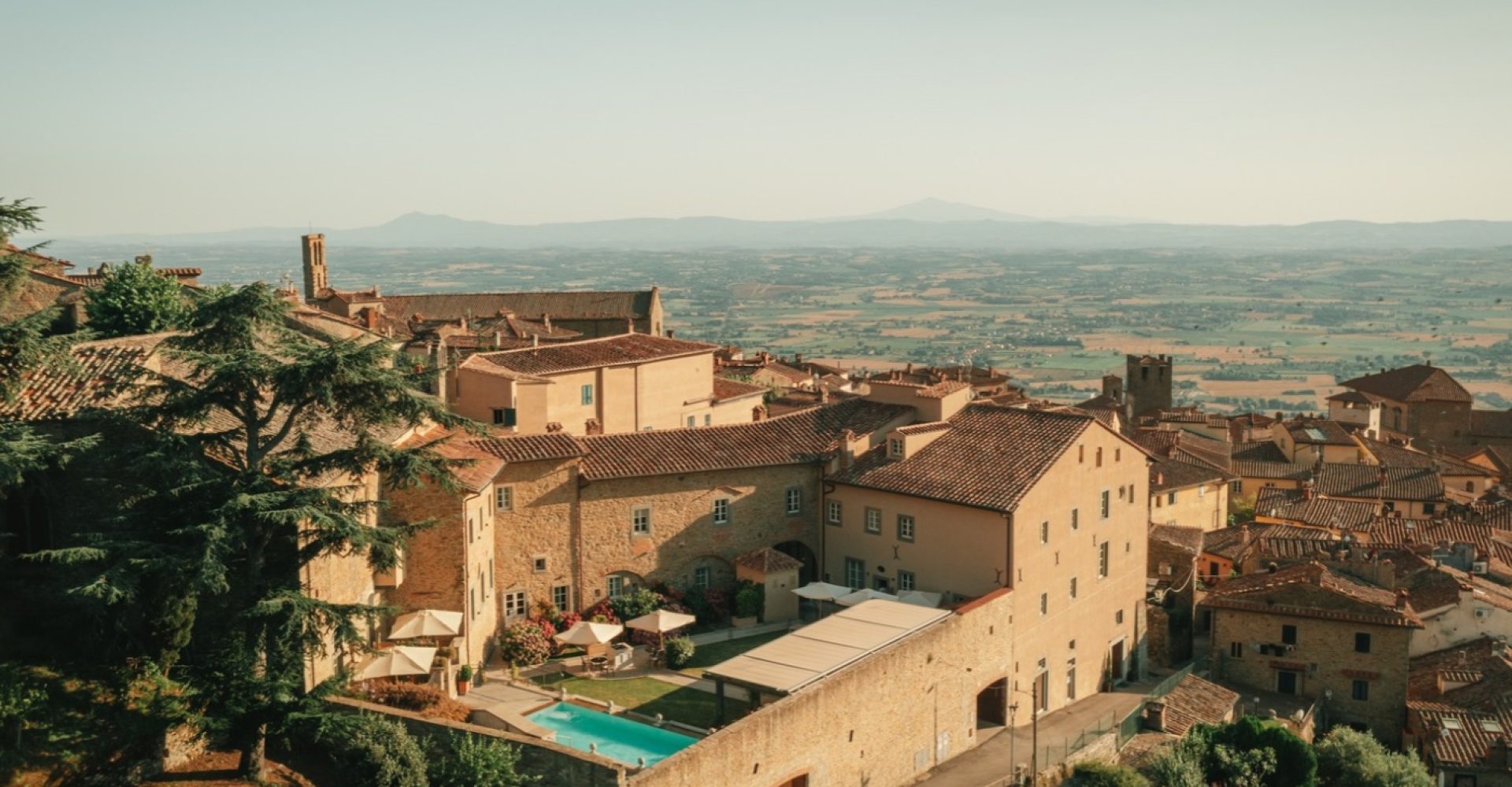 Panoramica sul Monastero di Cortona