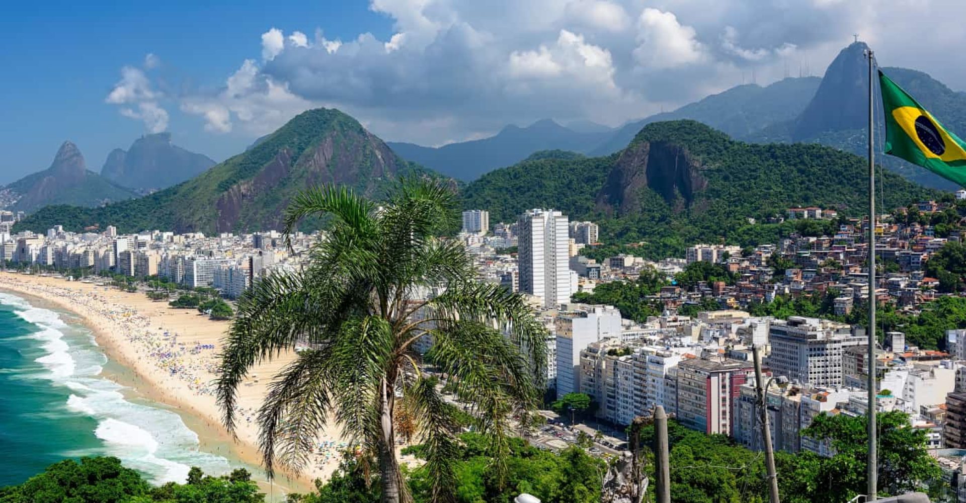 Spiaggia di Copacabana a Rio de Janeiro