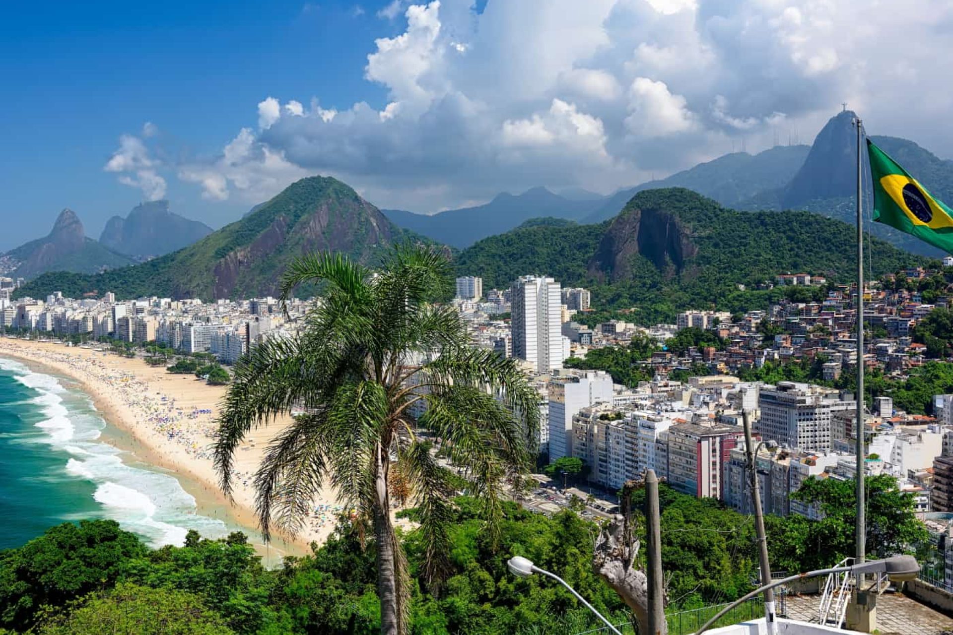 Spiaggia di Copacabana a Rio de Janeiro