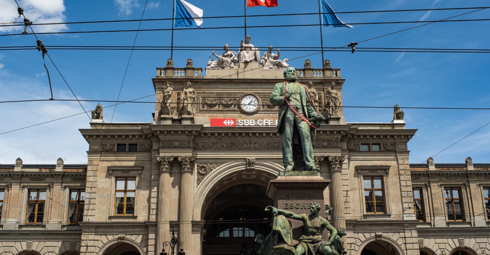 La stazione di Zurigo