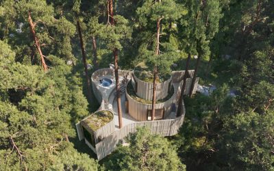 Treehotel. Oasis Flygyv Naden-Lind