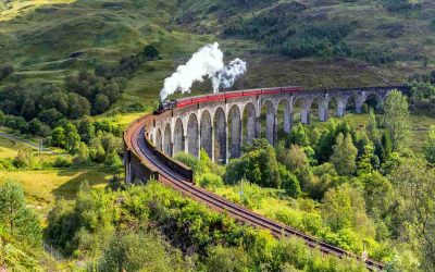 La West Highland Line in Scozia