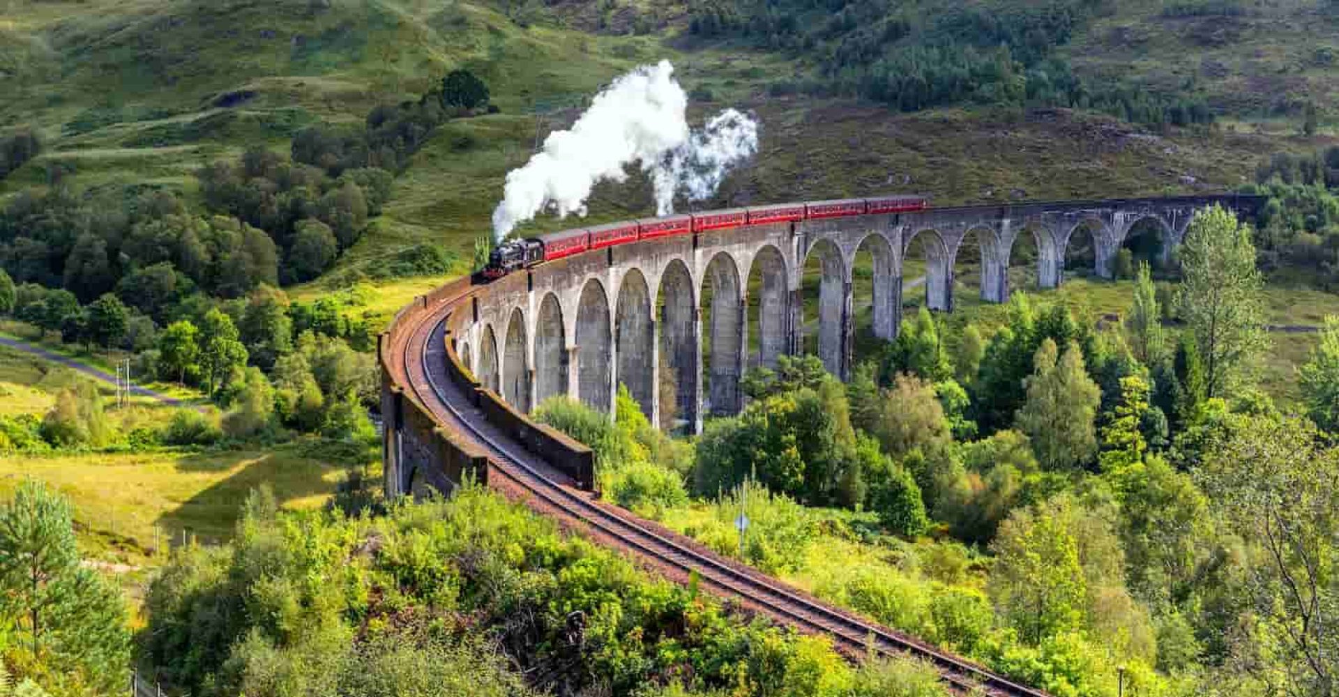La West Highland Line in Scozia