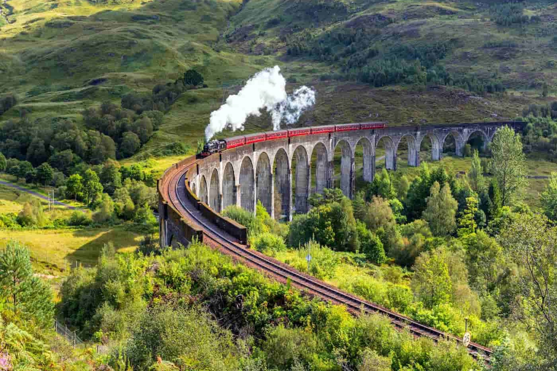 La West Highland Line in Scozia