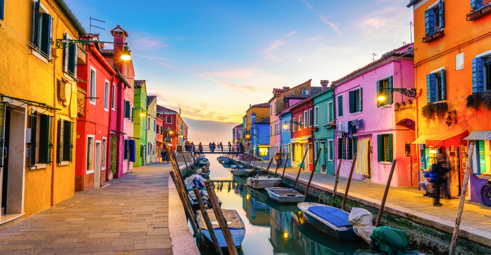 Le case colorate di Burano