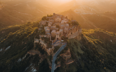 Civita di Bagnoregio al tramonto