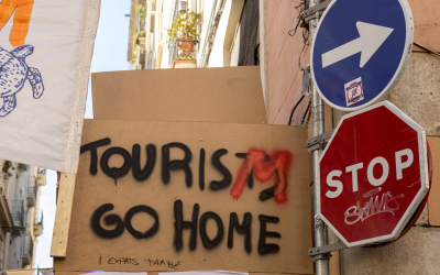 Uno dei cartelli sempre più frequenti nelle grandi città