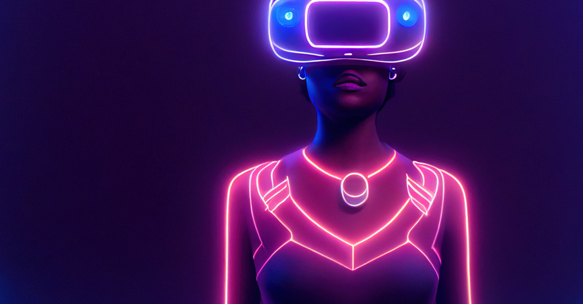 Un modello di realtà aumentata iper tecnologica
