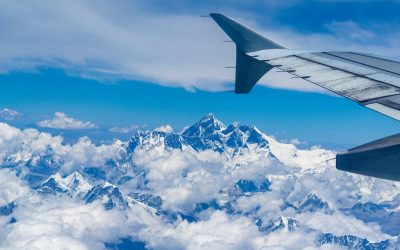 Monte Everest dall'aereo