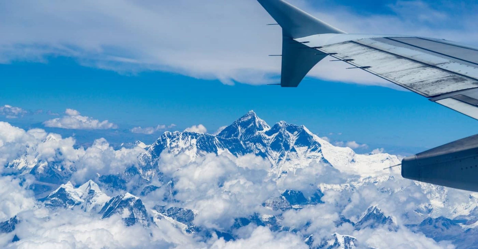 Monte Everest dall'aereo