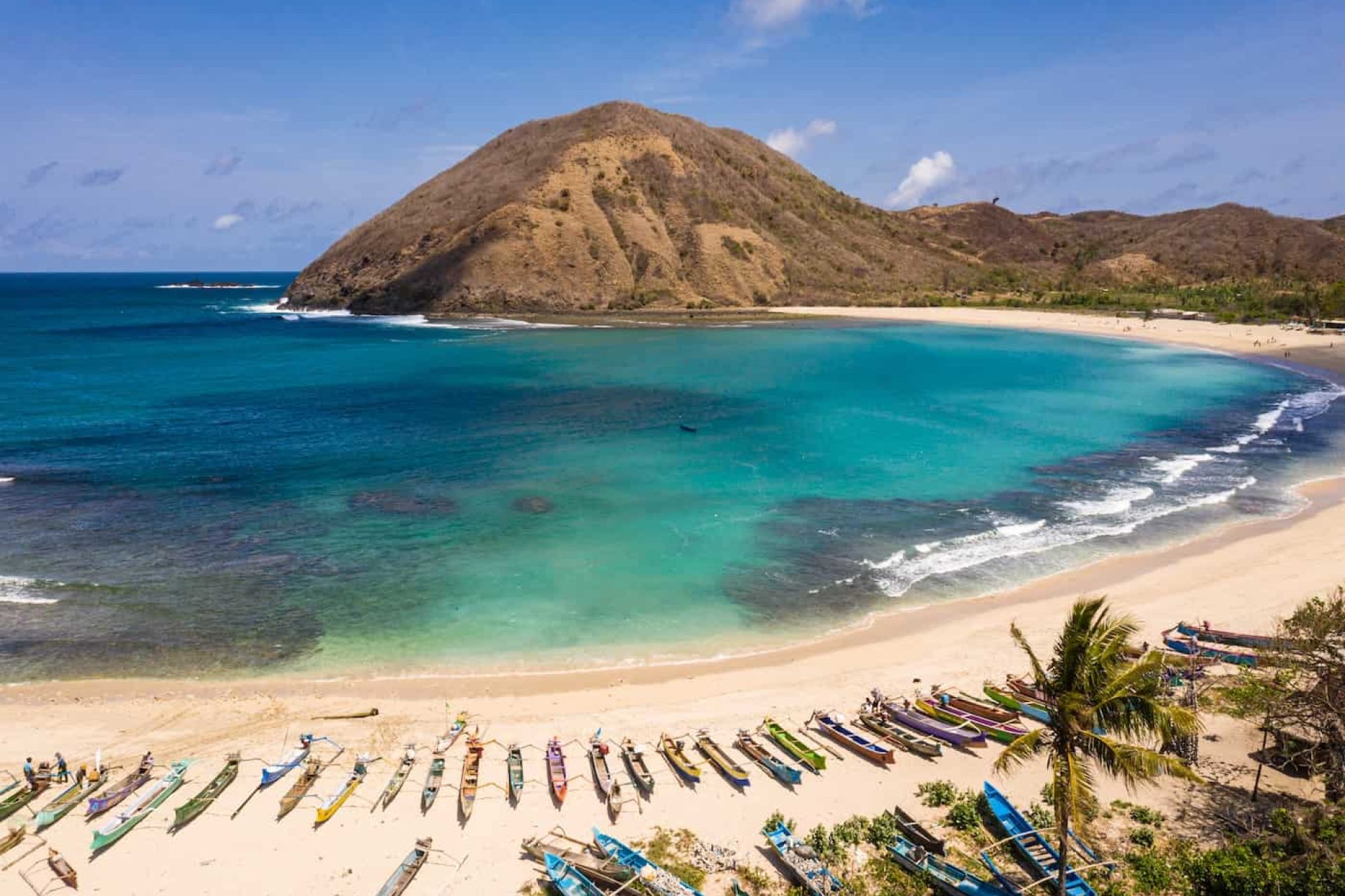 La spiaggia di Mawun a Lombok