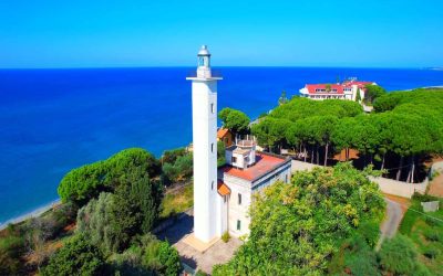Il faro di Capo Suvero a Falerna, Calabria