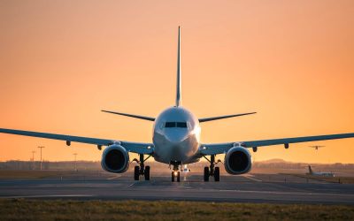 Aereo in fase di decollo