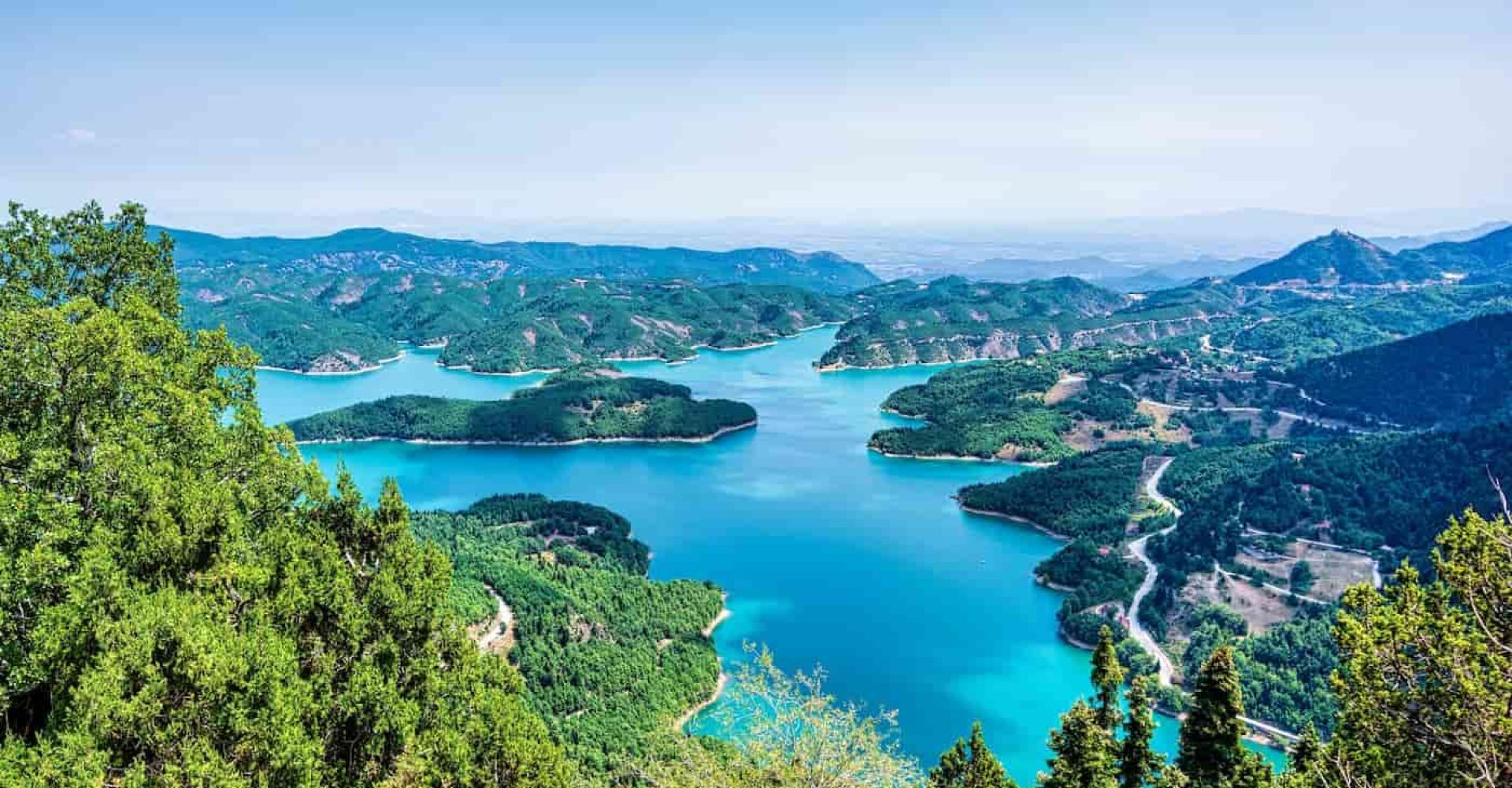 Il lago di Plastiras, nella Grecia centrale
